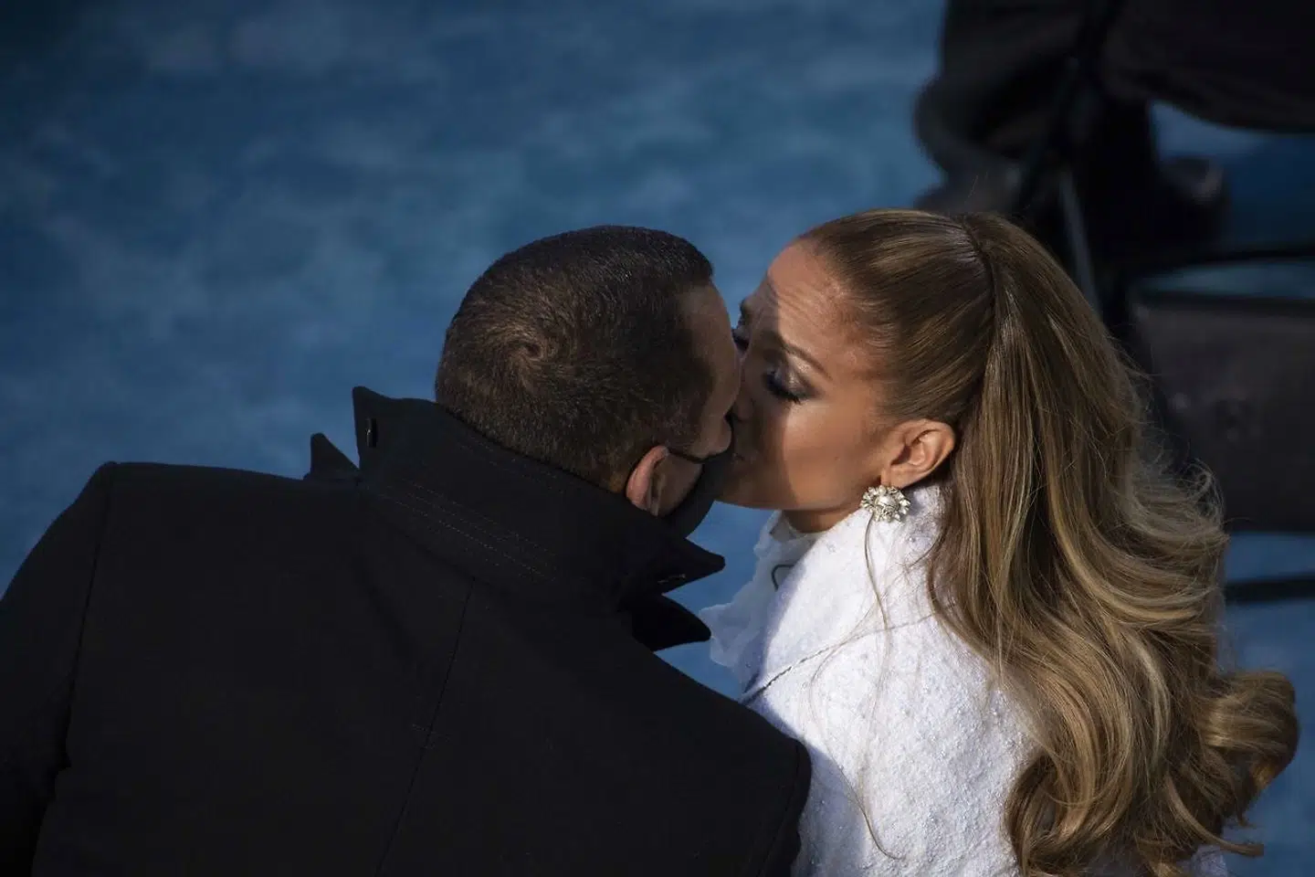 Jennifer Lopez og Alex Rodriguez til Joe Bidens indsættelsesceremoni.
