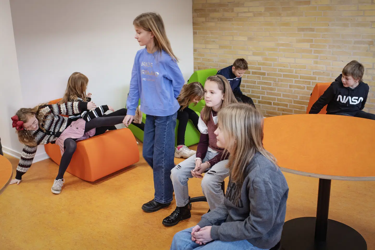 Kun en uge nåede eleverne at være tilbage i skole i Ishøj Kommune, før skolerne blev lukket igen. Mandag kan de vende tilbage. Bo Amstrup/Ritzau Scanpix