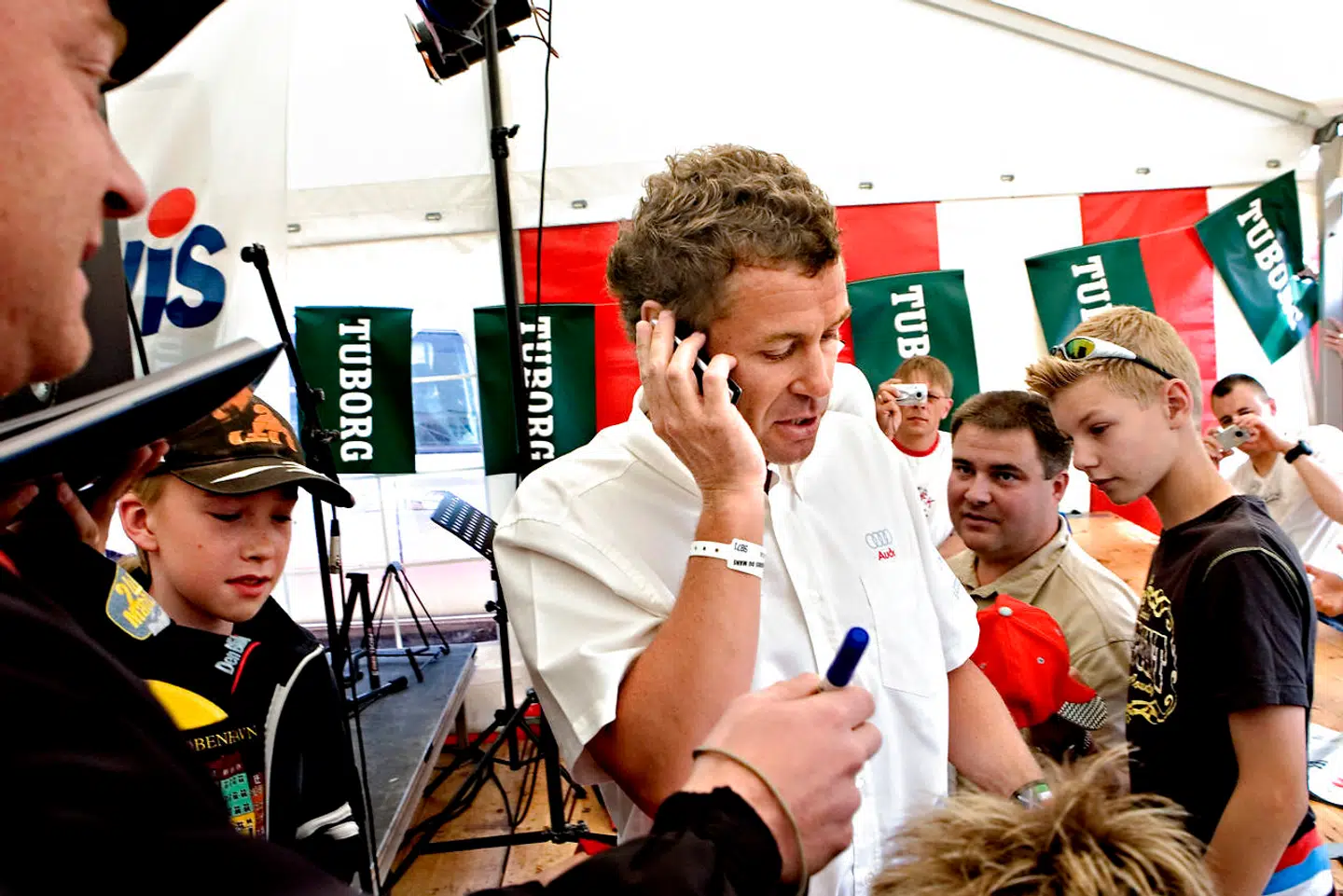 Tom Kristensen besøger den danske K-camp forud for Le Mans.