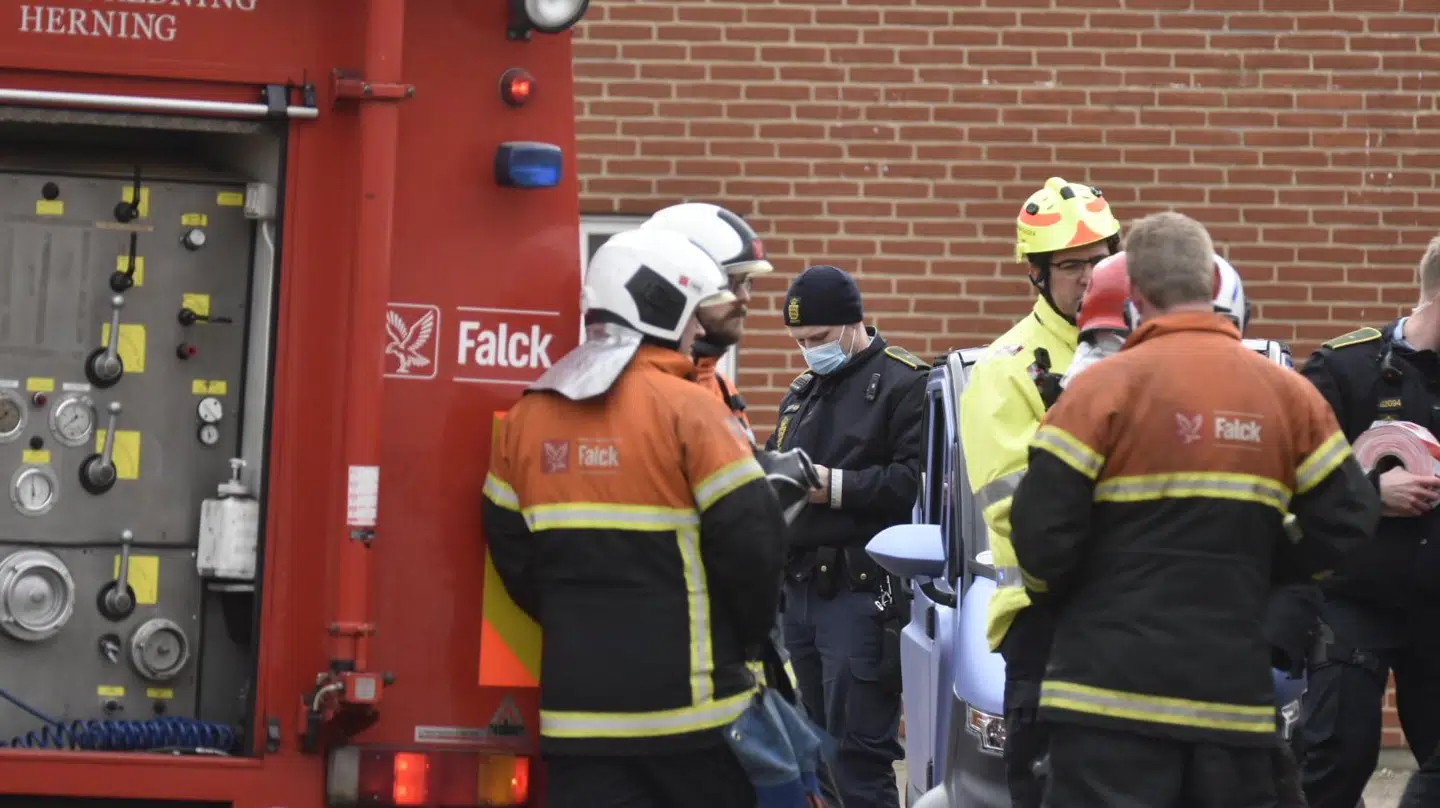 Politiet er på nuværende tidspunkt fåmælte omkring branden.
