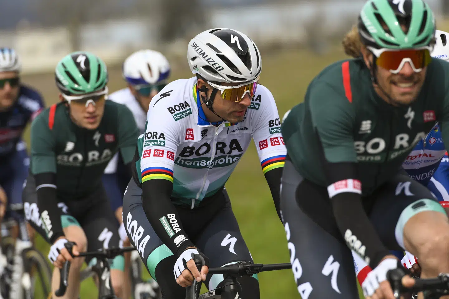 31-årige Peter Sagan halter ikke uventet efter i det italienske løb Tirreno-Adriatico. (Arkivfoto) Marco Alpozzi/Ritzau Scanpix