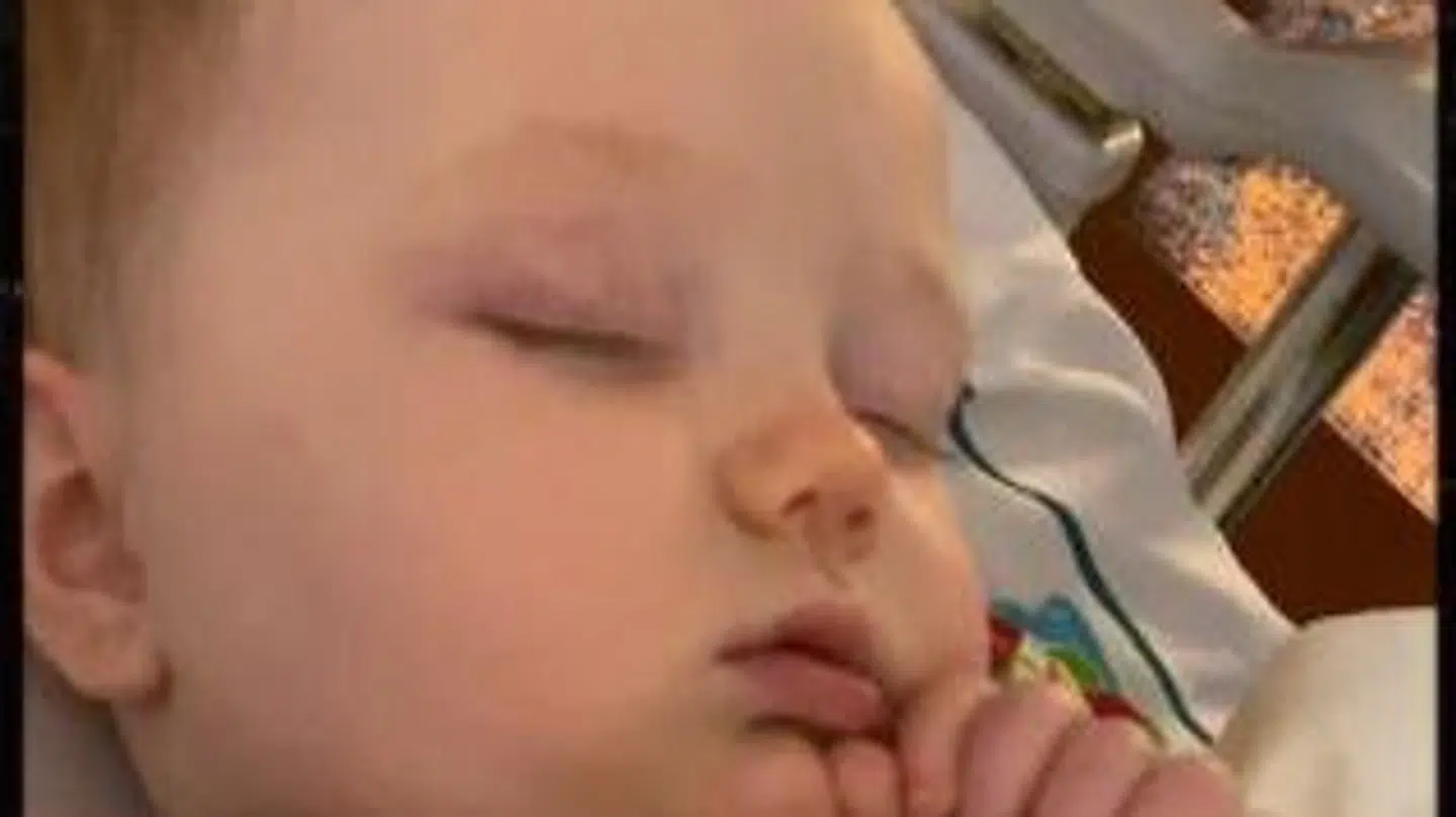 Christian på ni måneder.