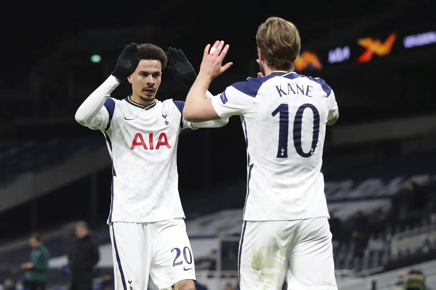 Harry Kane blev dobbelt målscorer for Tottenham. David Klein/Ritzau Scanpix