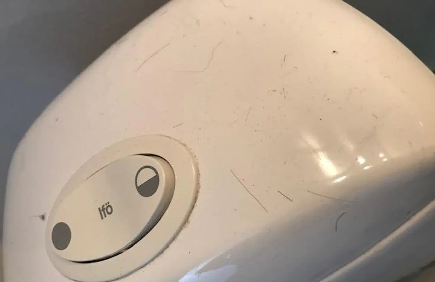 Hår på toilettet