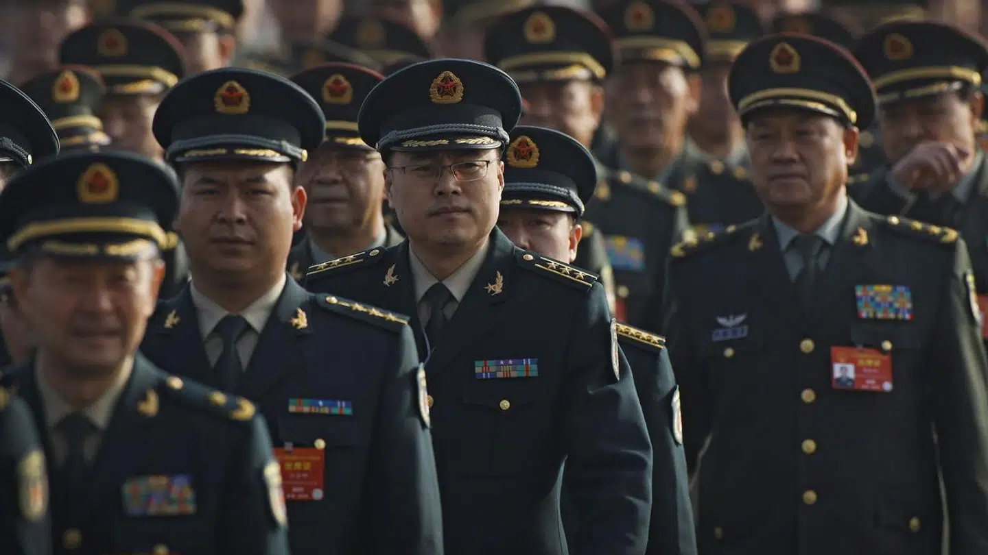 Komikeren lavede en joke om det kinesiske militær.