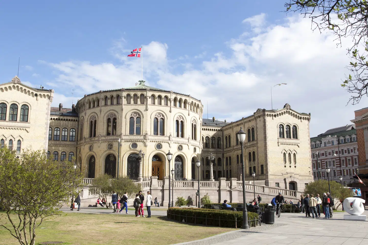 Det norske parlament, Stortinget, er blandt de mange ofre for nyt hackerangreb. (Arkivfoto.) Robert B. Fishman/Ritzau Scanpix
