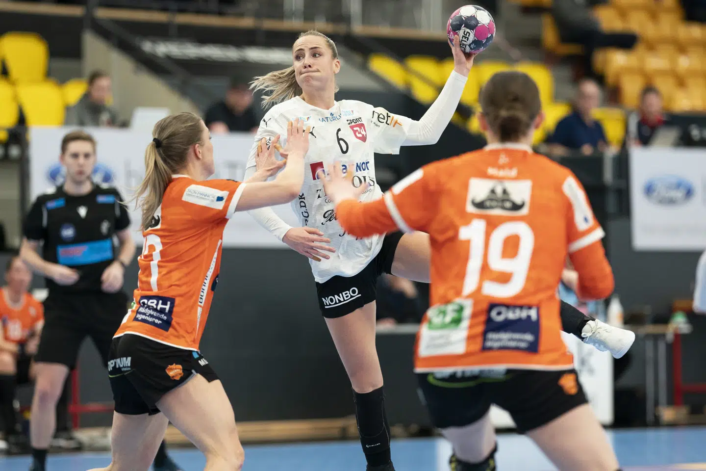 Der var mest bid i de hvidblusede Viborg-spillere onsdag aften. Claus Fisker/Ritzau Scanpix