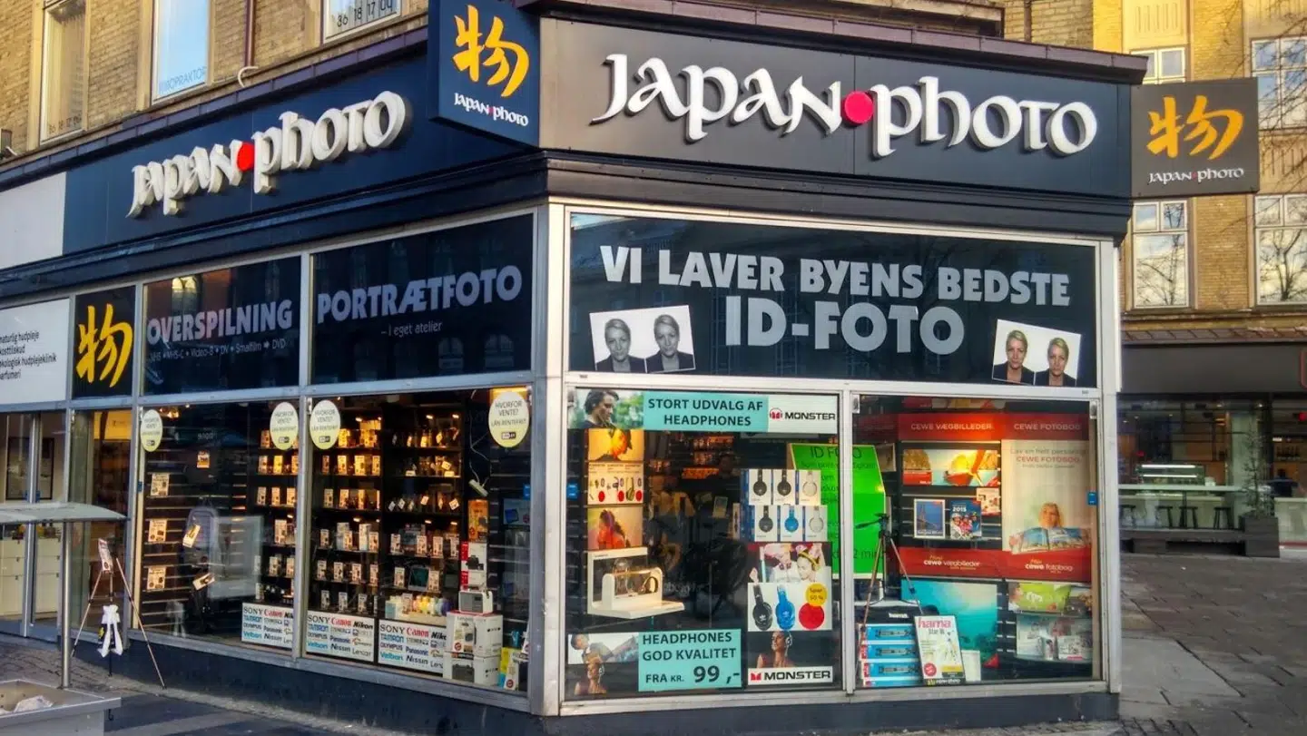 Den gamle Japan Photo-butik.