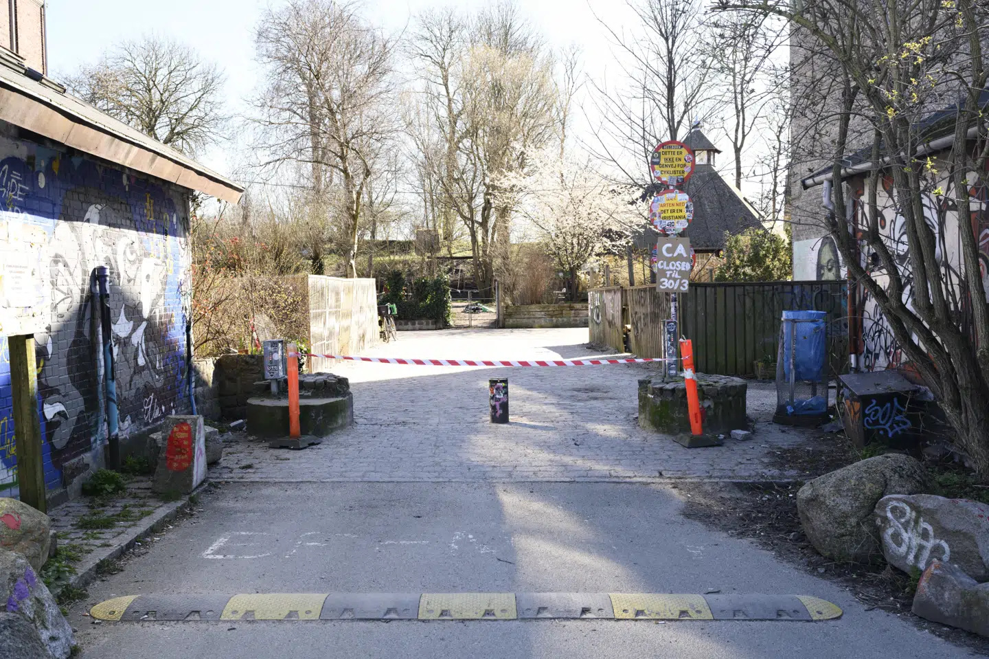 25 personer er onsdag anholdt og sigtet for organiseret hashhandel på Christiania. (Arkivfoto) Philip Davali/Ritzau Scanpix