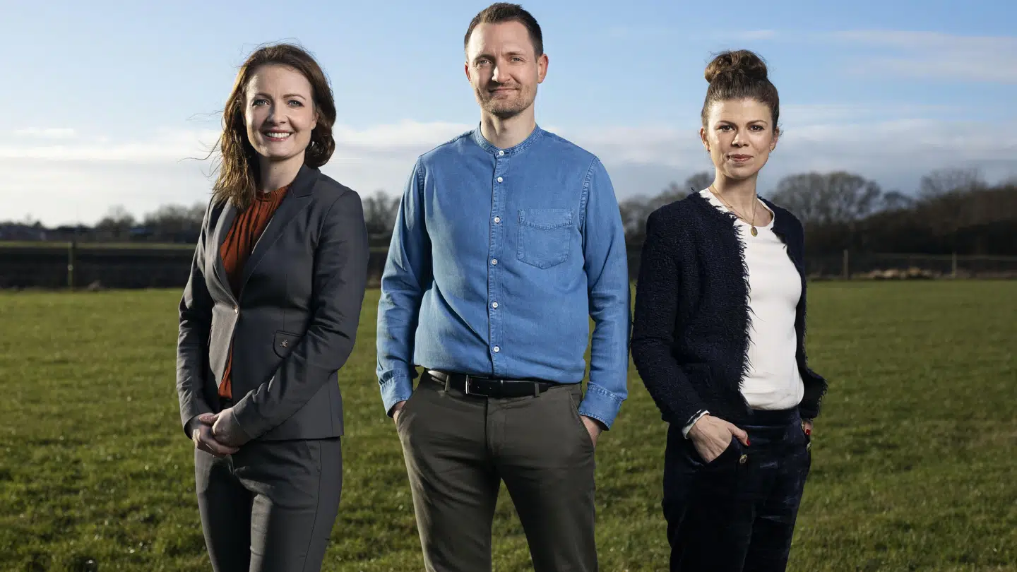 Her ses tre ud af de eksperter i sæson 26 af 'Luksusfælden', Sesilie Munk Stenderup, Kenneth Hansen og Louise Fredbo Nielsen.