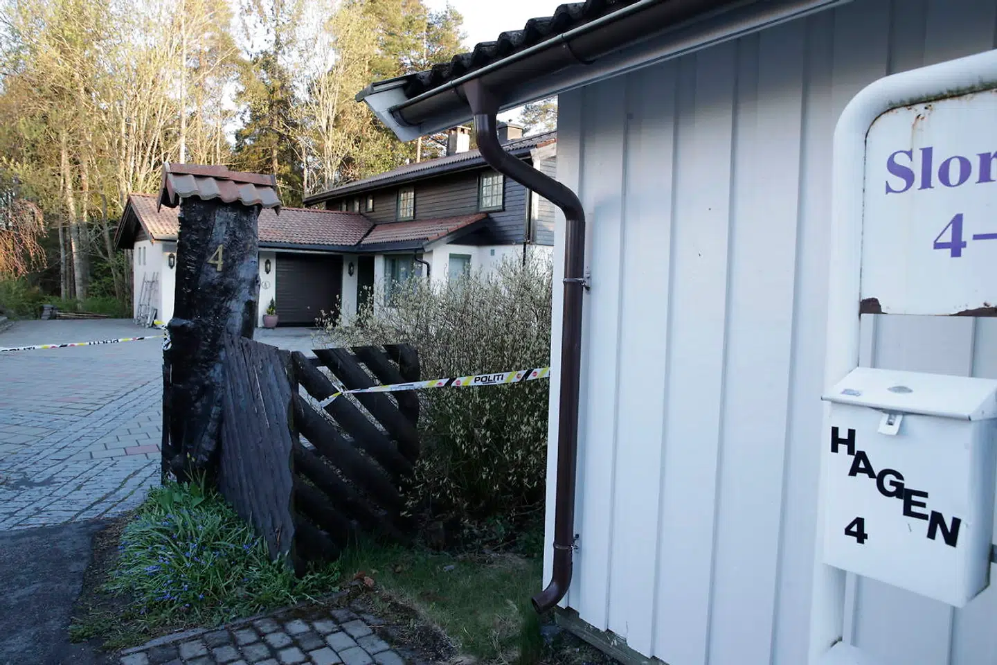 Politiet mener, at Anne-Elisabeth Hagen blev dræbt i huset på Sloraveien i Lørenskog.