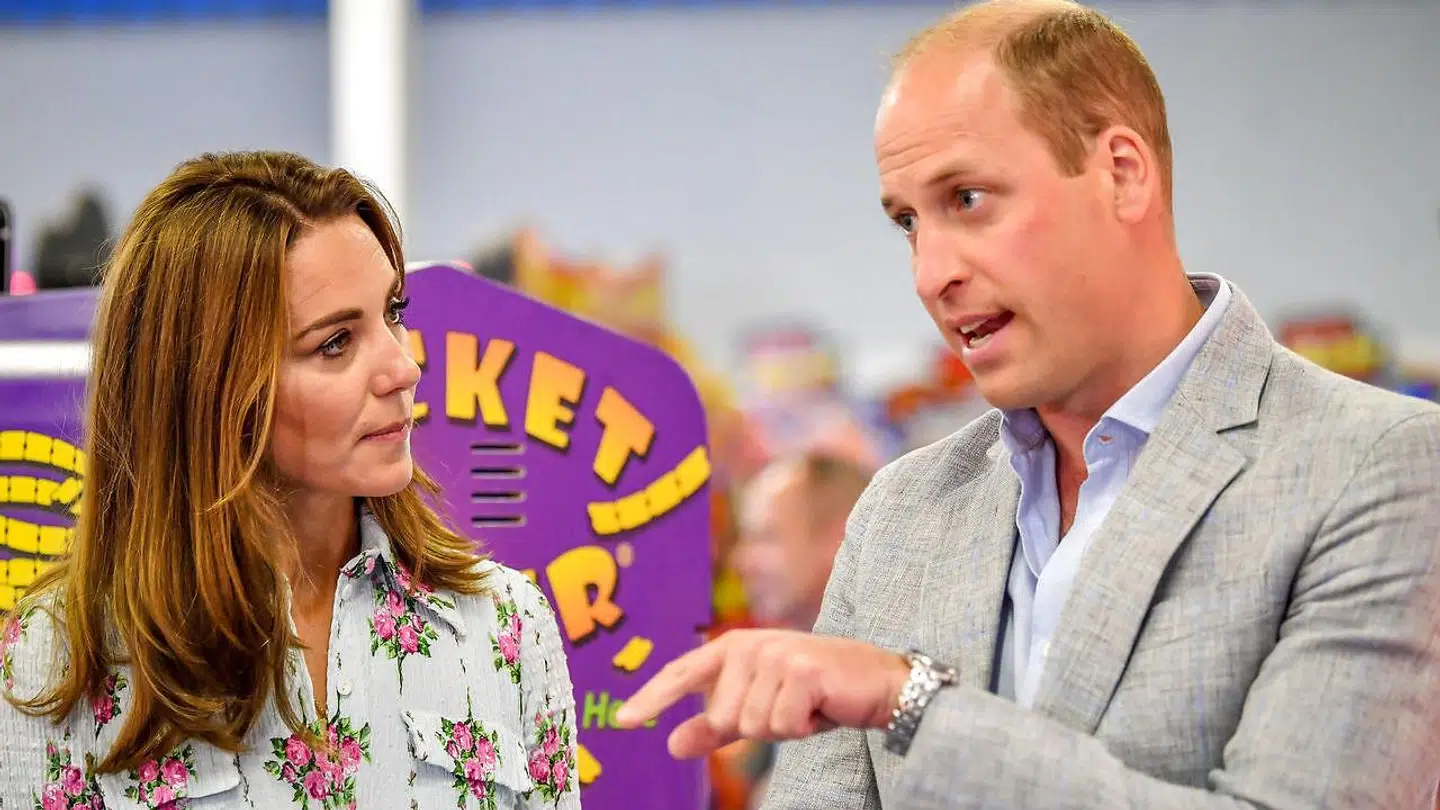 Prins William og hertuginde Kate.