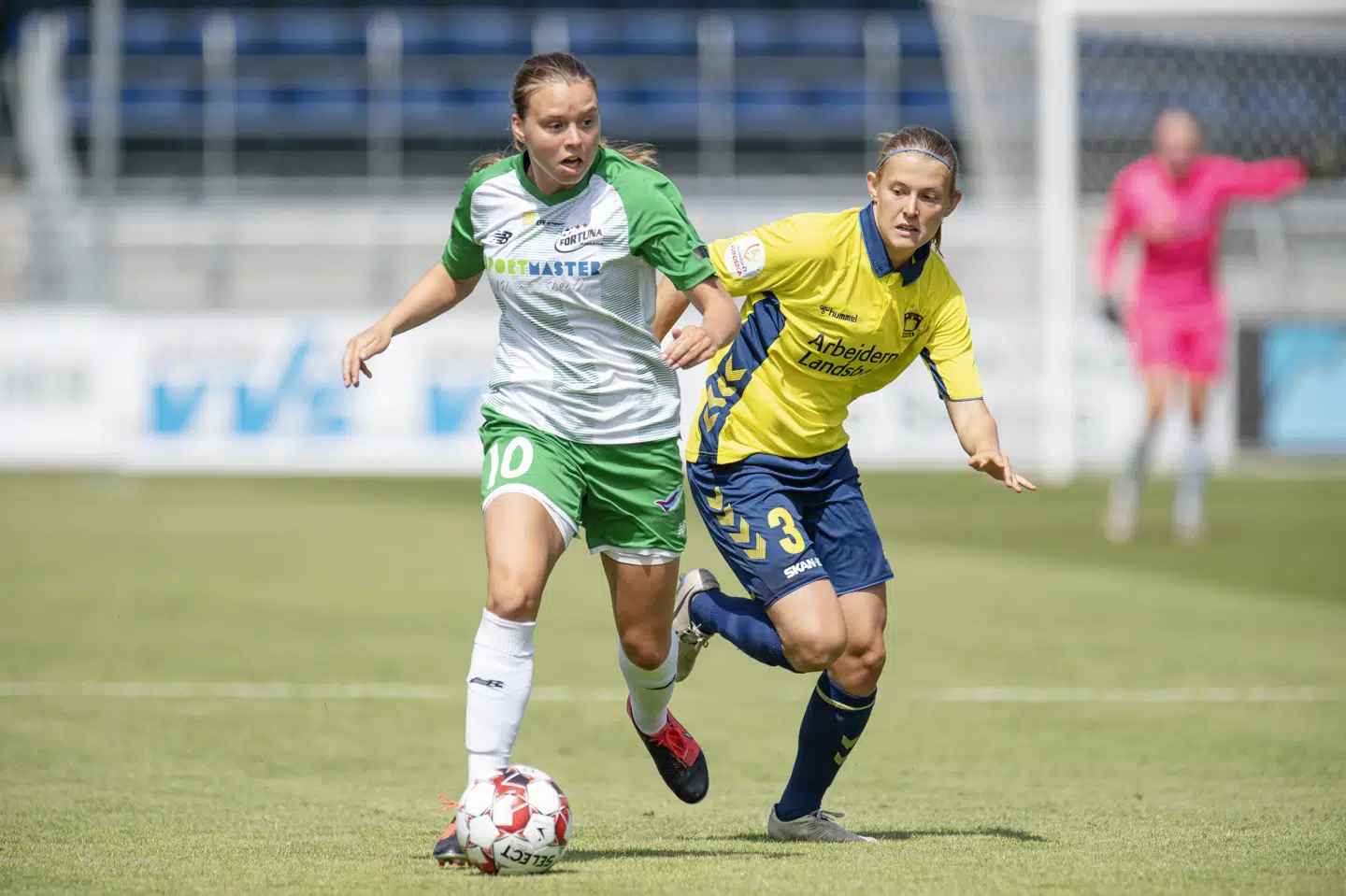 Fortuna Hjørring og Brøndby har siddet tungt på toppen af dansk kvindefodbold de seneste år, men i denne sæson presses de af HB Køge. (Arkivfoto) Bo Amstrup/Ritzau Scanpix