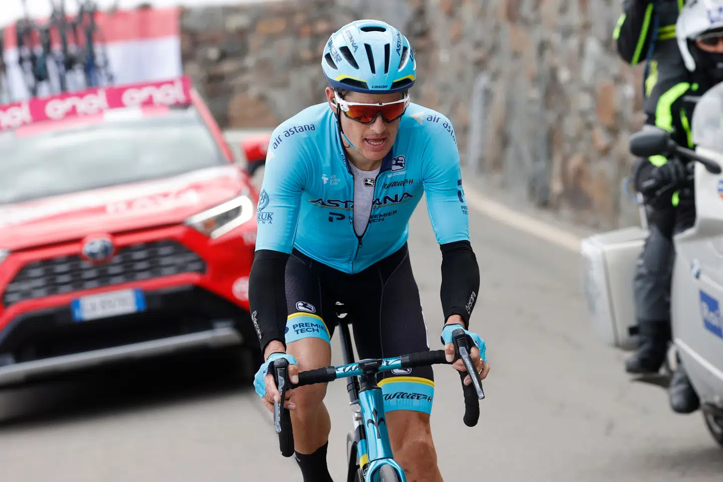 Jakob Fuglsang blev nummer ni i lørdagens Strade Bianche. Luca Bettini/Ritzau Scanpix