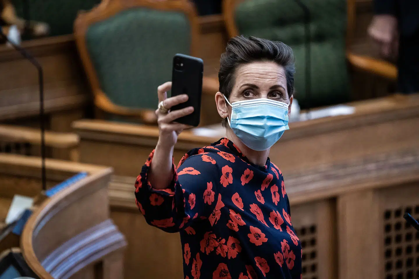 Pia Olsen Dyhr (SF) er ikke særlig kritisk over for regeringen i øjeblikket.