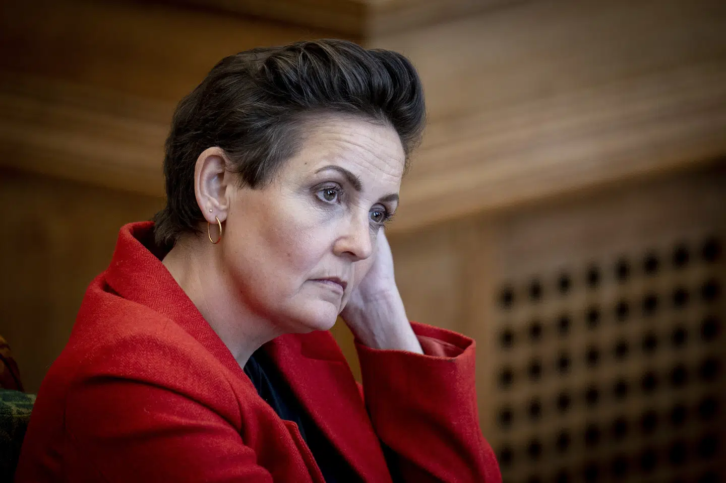 Formand for SF Pia Olsen Dyhr vil ændre lovgivningen, så unge, der sendes på genopdragelsesrejse i udlandet, ikke mister deres danske opholdstilladelse. (Arkivfoto) Liselotte Sabroe/Ritzau Scanpix