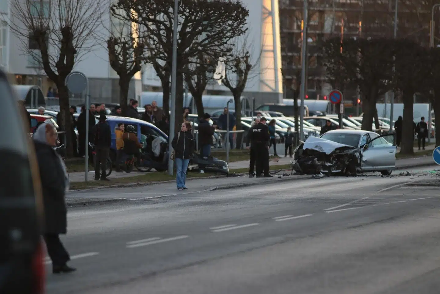 Ulykke på Nyborgvej.