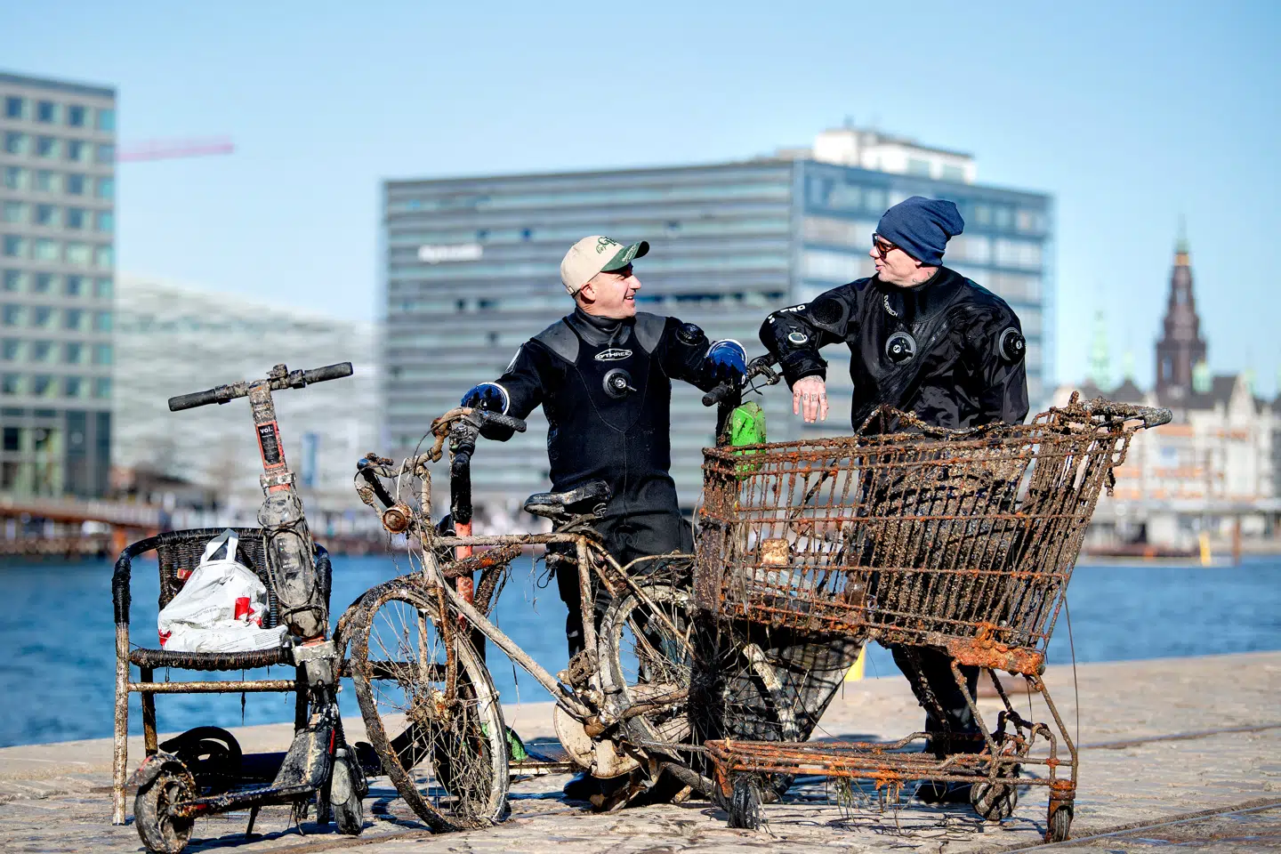 Lasse Estrup Jensen til højre og Stephane R. Lameynardie til venstre. Foto: Bax Lindhardt