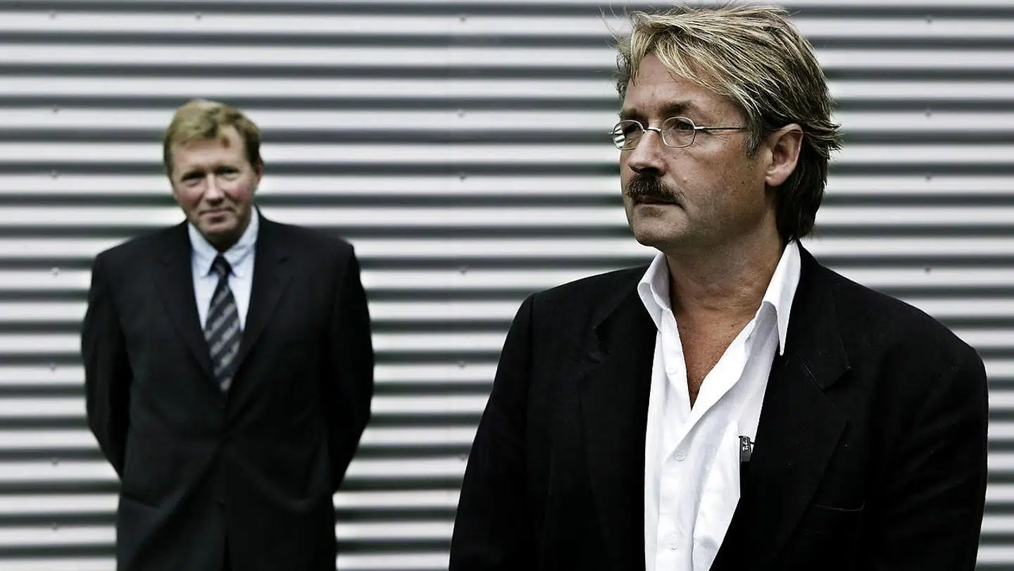 Direktør Jørgen Troelsfeldt (tv) i De Forenede Ejendomsselskaber A/S har købt millionejendommen, som har stået tom længe.