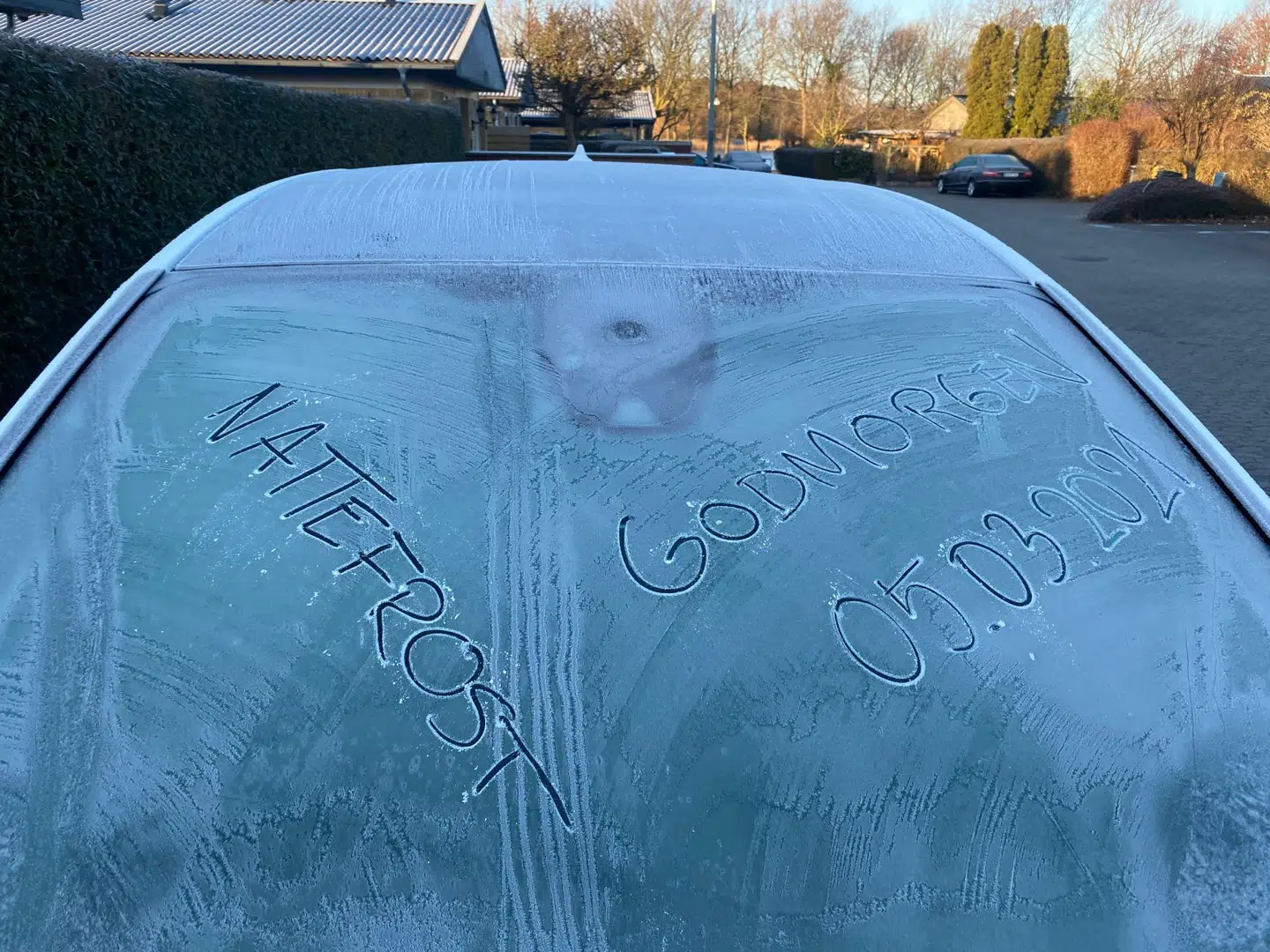 Ja, det har været en kold fredag morgen mange steder.