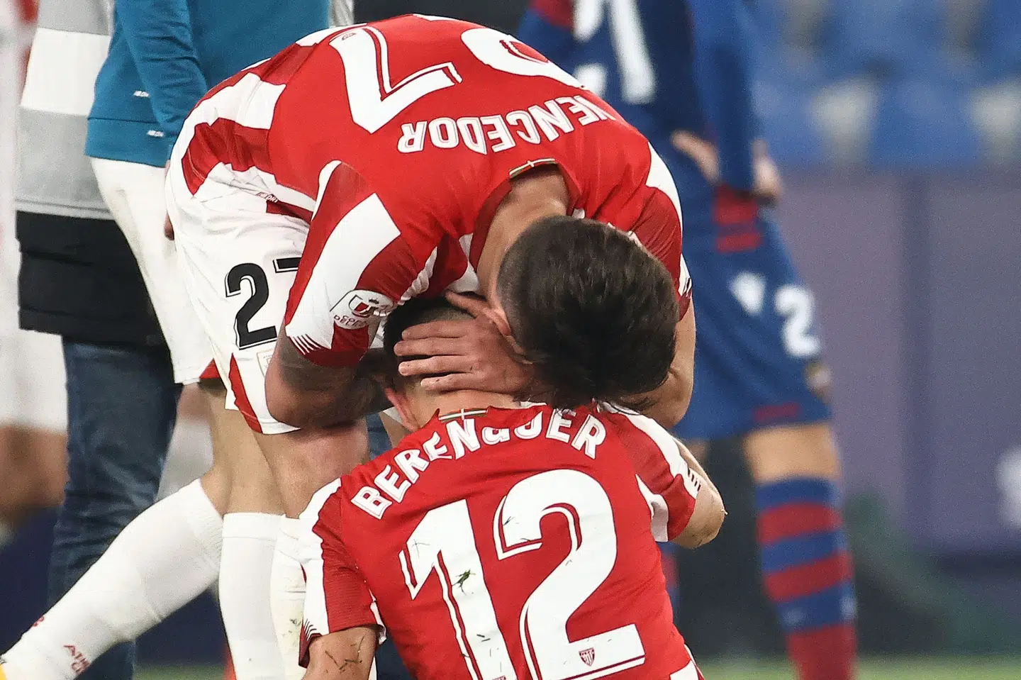 Alex Berenguer scorede Athletic Bilbaos sejrsmål i den forlængede spilletid. Jose Jordan/Ritzau Scanpix