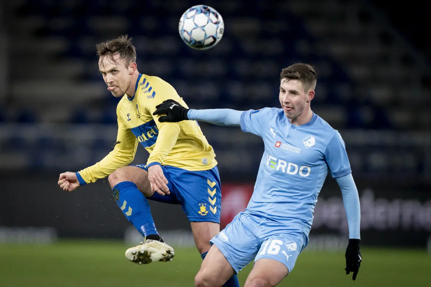 En sejr torsdag havde sendt Brøndby på førstepladsen i Superligaen. Mads Claus Rasmussen/Ritzau Scanpix