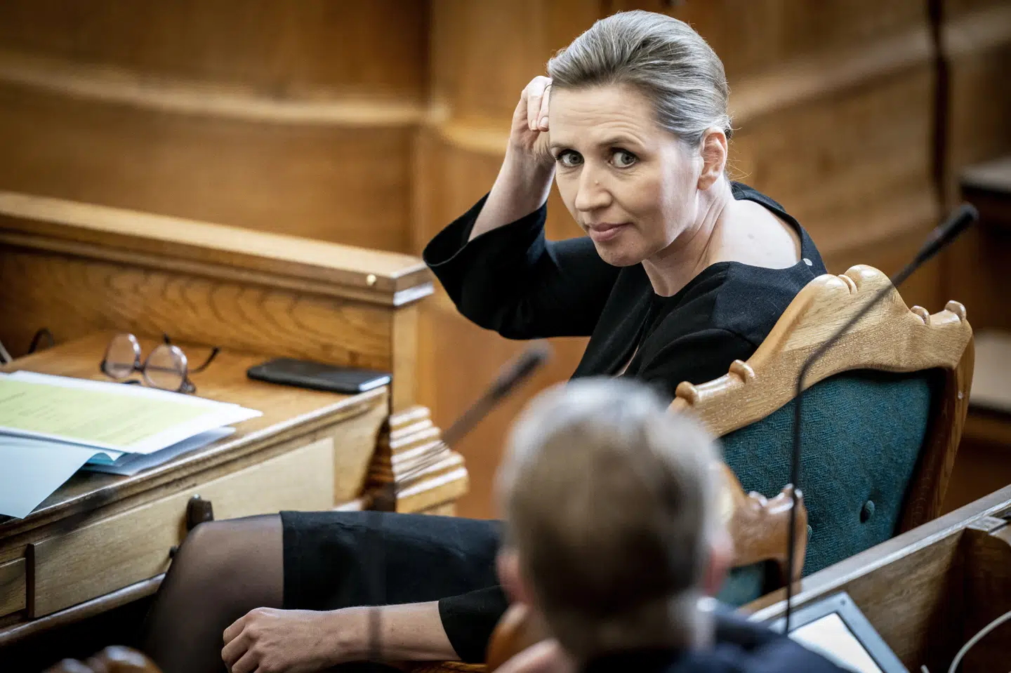 Statsminister Mette Frederiksen (S) åbner for, at hvis elever begynder at teste sig selv, kan flere elever vende tilbage i skole. (Arkivfoto) Mads Claus Rasmussen/Ritzau Scanpix