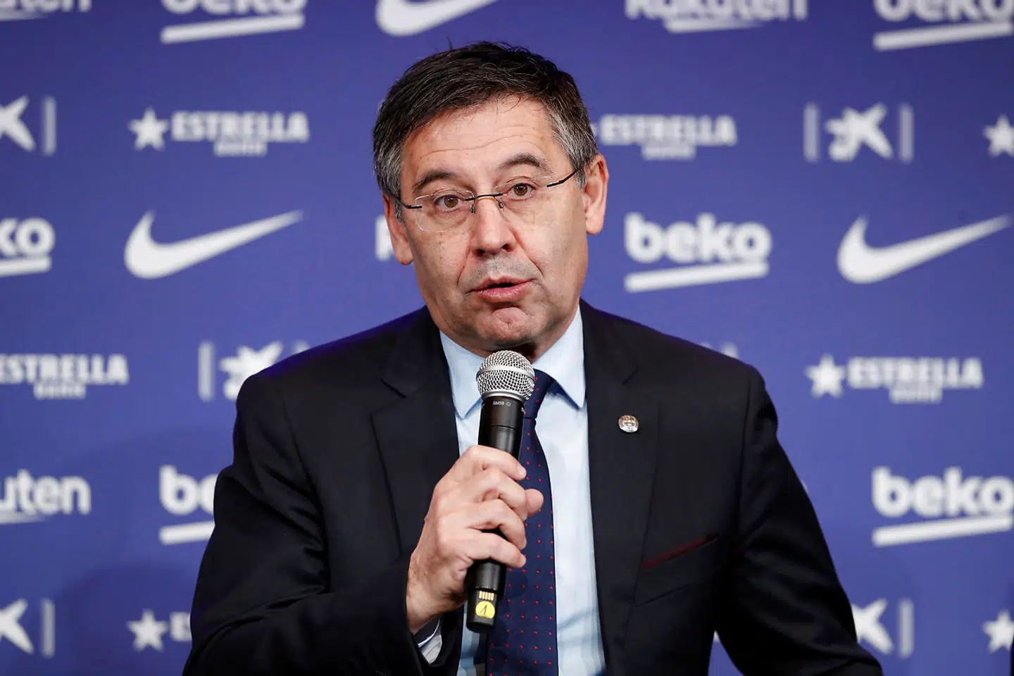 Josep Maria Bartomeu trak sig som præsident for FC Barcelona 27. oktober 2020.