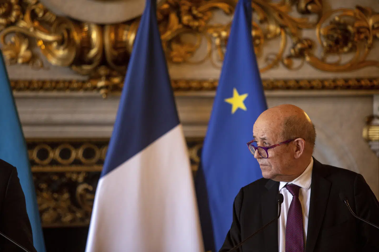 Frankrigs udenrigsminister, Jean-Yves Le Drian, har onsdag kritiseret lande, der forsøger at løsrive sig fra en fælles EU-håndtering af coronavacciner. (Arkivfoto) Rafael Yaghobzadeh/Ritzau Scanpix