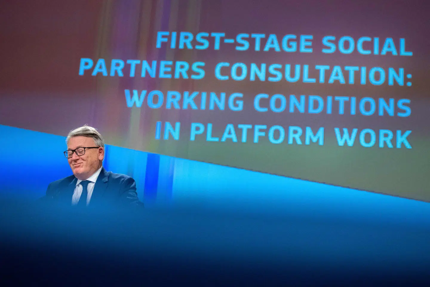 Jobkommissær Nicolas Schmit præsenterer torsdag en handlingsplan, der ifølge EU-Kommissionen skal sikre social retfærdighed i EU. Olivier Matthys/Ritzau Scanpix