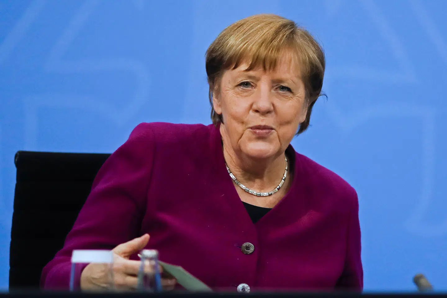 En trinvis genåbningsplan er på plads i Tyskland, fortæller Angela Merkel onsdag aften. Pool/Reuters