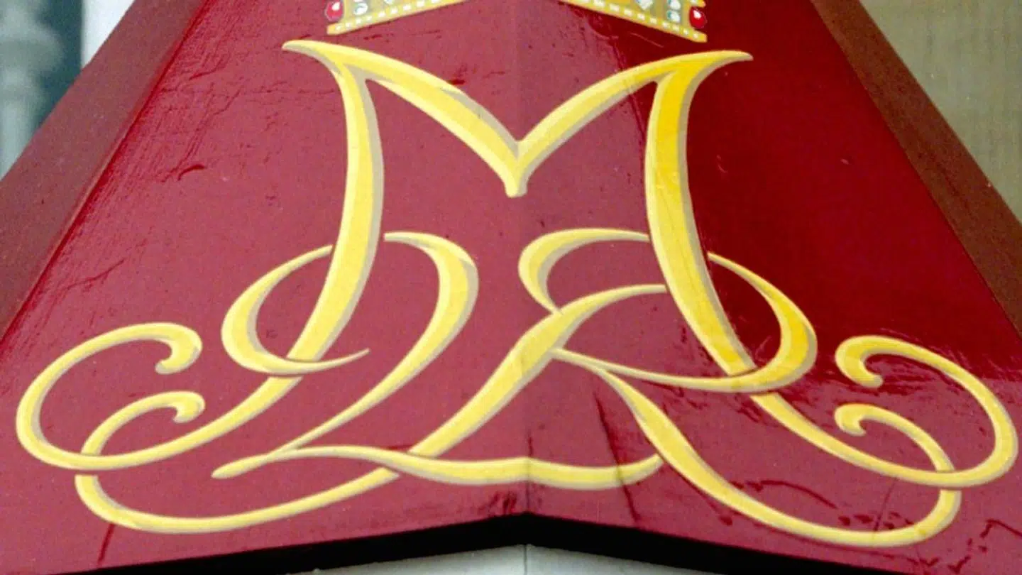 Sådan ser Dronningens monogram ud.