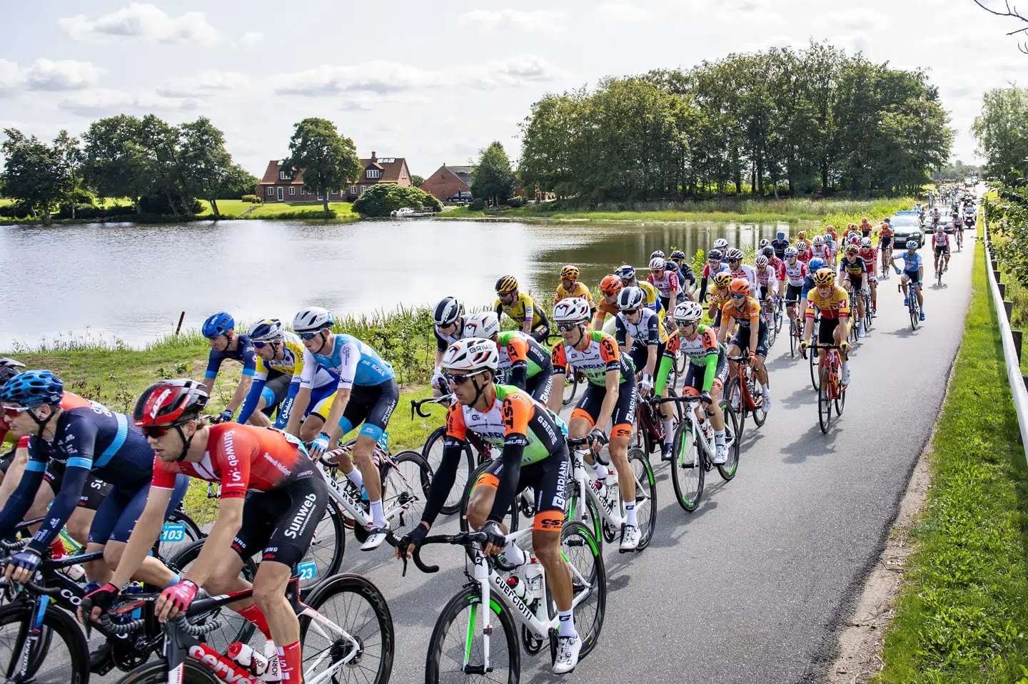 Man skal tilbage til 2019 for at finde de seneste billeder fra PostNord Danmark Rundt. Sidste år blev løbet aflyst på grund af coronapandemien. Henning Bagger/Ritzau Scanpix