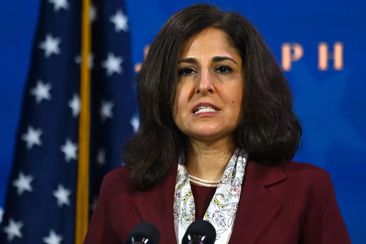 Neera Tanden skal have en anden rolle i Joe Bidens administration, efter at hendes nominering som budgetdirektør er blevet trukket. (Arkivfoto) Chandan Khanna/Ritzau Scanpix