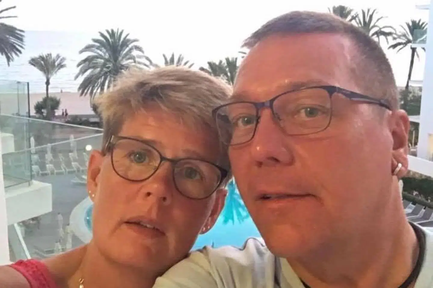 Annette og Søren på en ferie