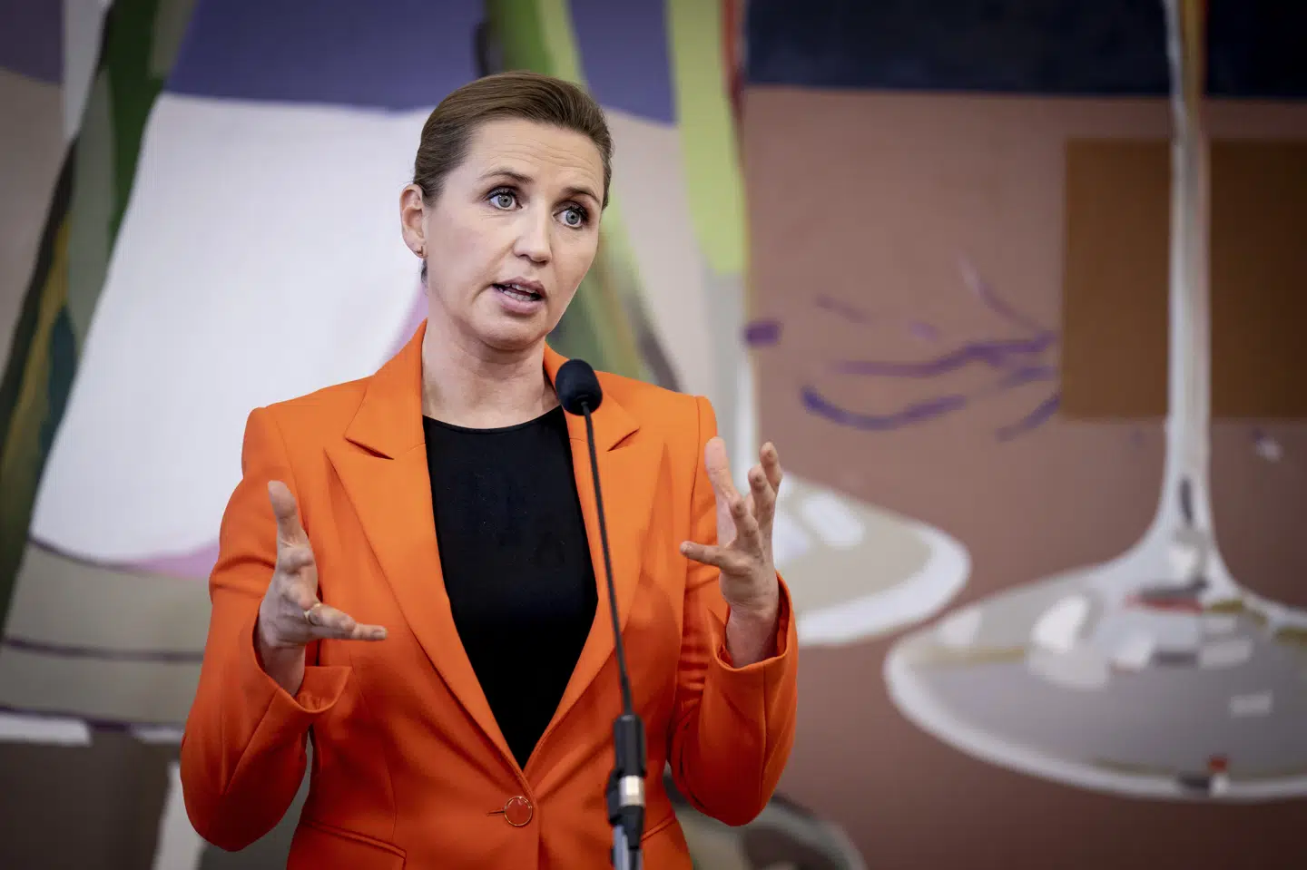 Statsminister Mette Frederiksen (S) rejser til Israel i denne uge. Forud for mødet åbner hun for produktion af vaccine for hurtigere at få bugt med corona. Liselotte Sabroe/Ritzau Scanpix