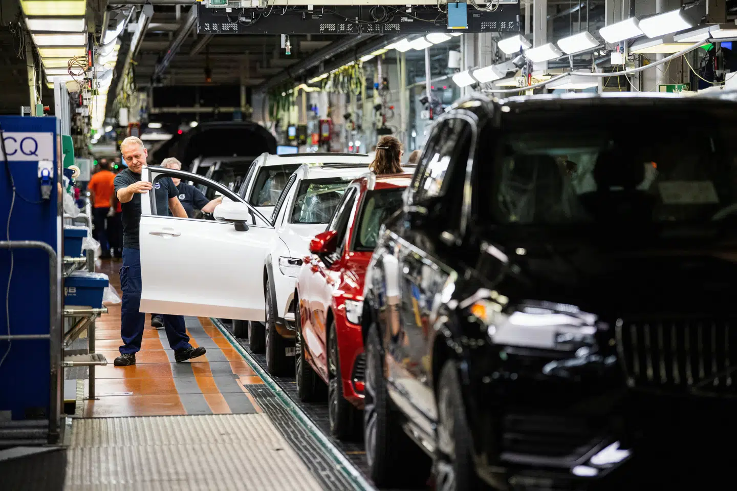 Volvo Cars' fabrik i Torslanda ved Göteborg. Det kinesiske-ledede bilproducent vil fra 2030 kun producere el-biler. Alle modeller med en forbrændingsmotor - deriblandt hybridbiler - vil blive udfaset, siger den svenske bilfabrik. Jonathan Nackstrand/Ritzau Scanpix