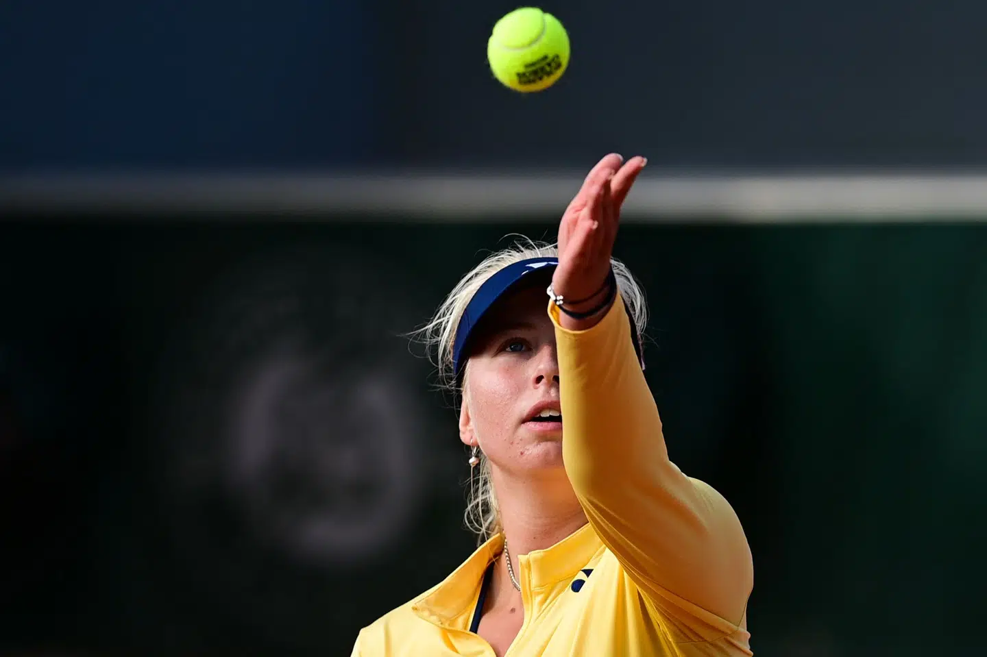 Clara Tauson bevarede roen, da hun havde smidt seks matchbolde væk mod topseedet russer i Lyon. (Arkivfoto) Martin Bureau/Ritzau Scanpix