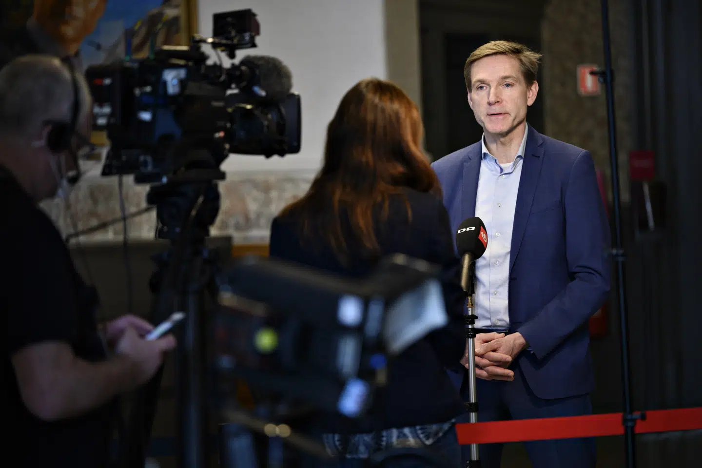 Formand Kristian Thulesen Dahl (DF) skal tirsdag drøfte den langsigtede genåbning af samfundet med statsminister Mette Frederiksen (S). (Arkivfoto) Philip Davali/Ritzau Scanpix