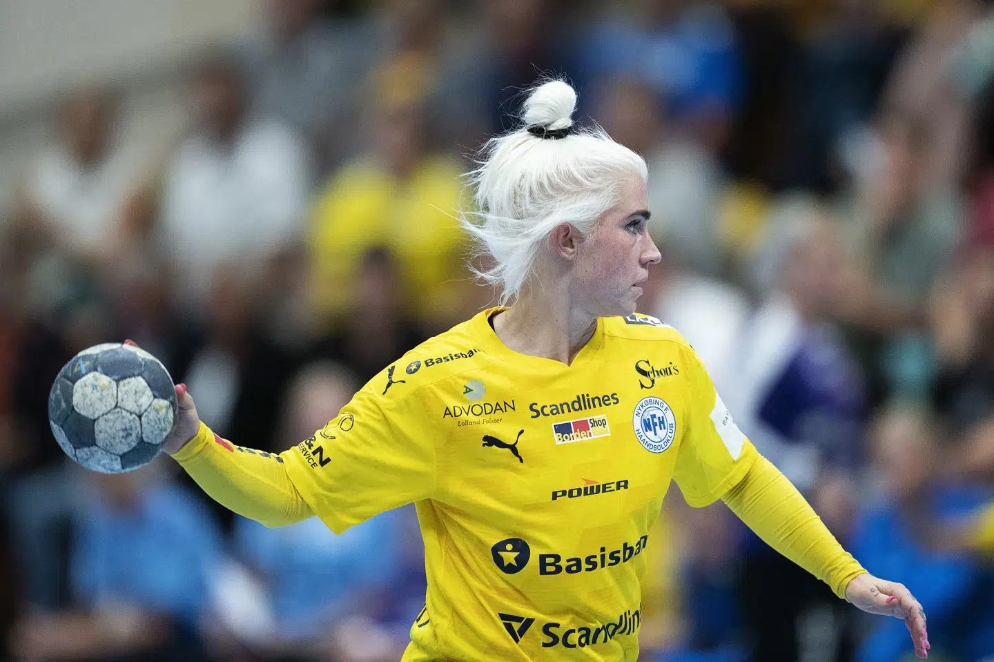 Kristina Kristiansen scorede fem gange for Nykøbing Falster. (arkiv) Claus Bech/Ritzau Scanpix