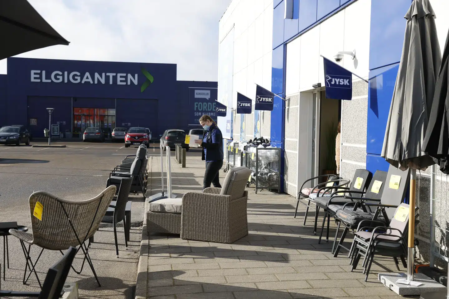 Butikker genåbner i og omkring Aarhus, mandag den 1. marts 2021. Flere erhverv genåbner den 1. marts 2021 efter nedlukning på grund af frygt for coronasmitte med covid-19. Mikkel Berg Pedersen/Ritzau Scanpix