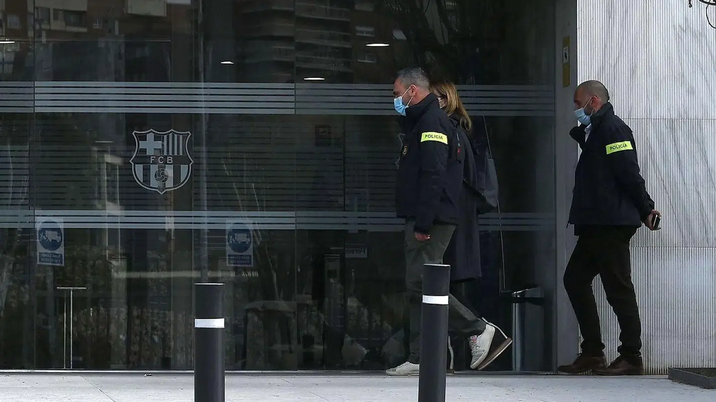 Politiet på plads.