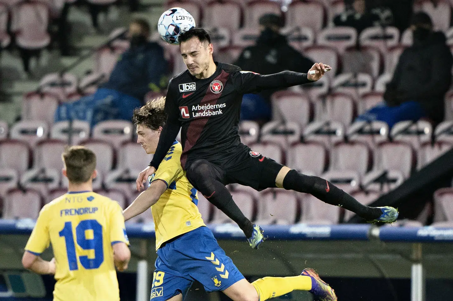 FC Midtjylland vandt et tæt topopgør mod Brøndby med 1-0. Henning Bagger/Ritzau Scanpix