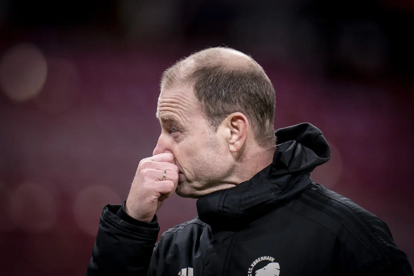 FCK-træner Jess Thorup må se sit hold lukke mange mål ind i øjeblikket. Liselotte Sabroe/Ritzau Scanpix