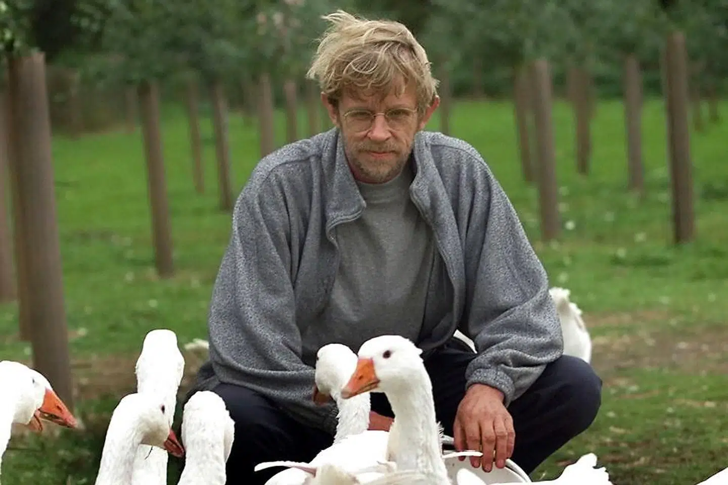 Havemanden Søren Ryge Petersen som de fleste husker ham.