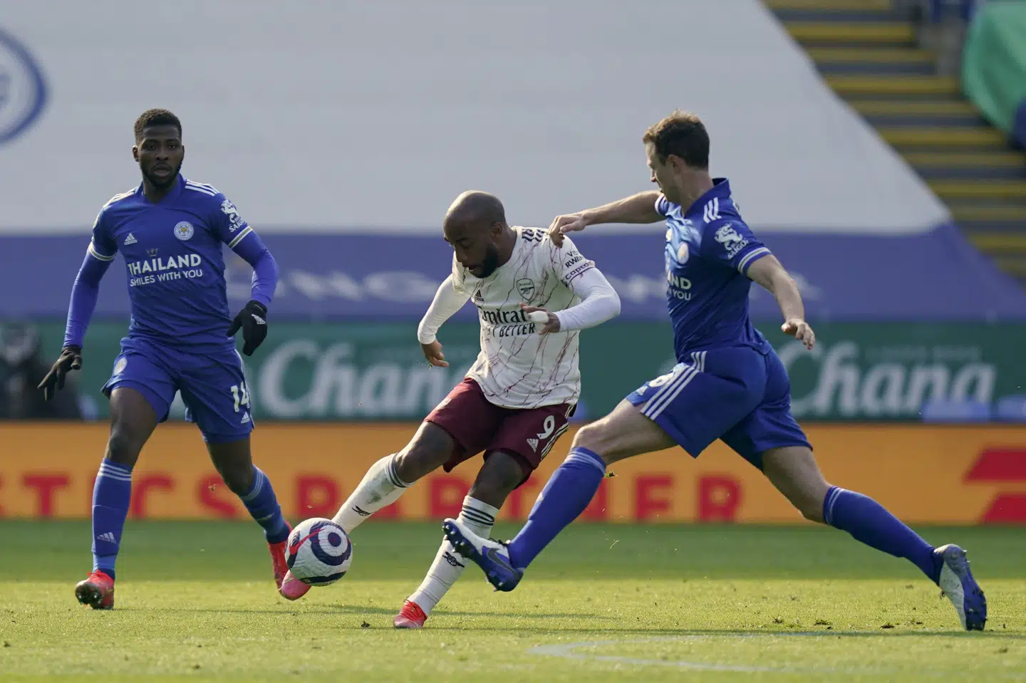 Alexandre Lacazette scorede Arsenals andet mål på straffespark. Tim Keeton/Ritzau Scanpix