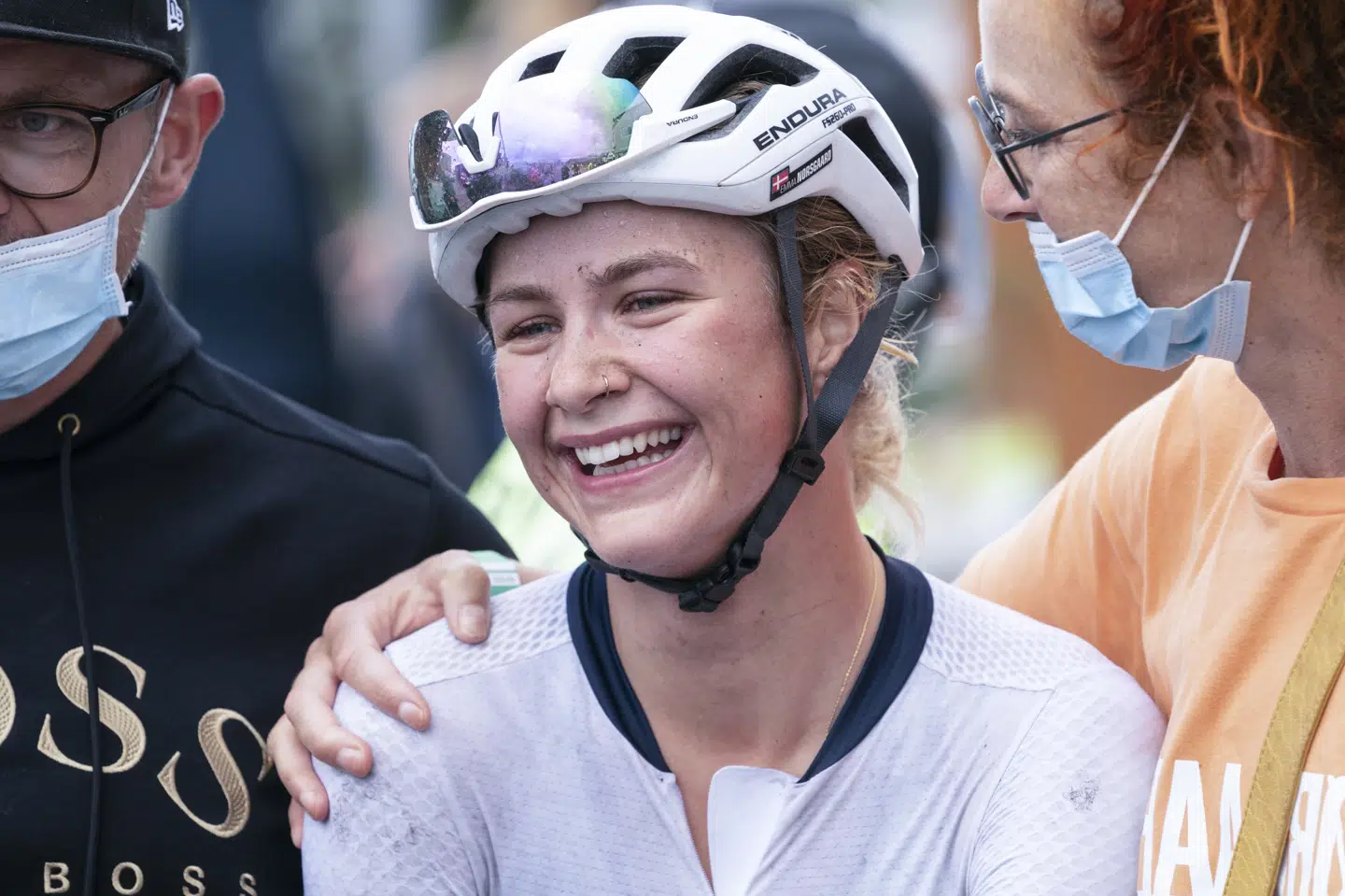 Emma Norsgaard fik en kanondebut for det spanske Movistar-hold. (arkiv) Claus Fisker/Ritzau Scanpix
