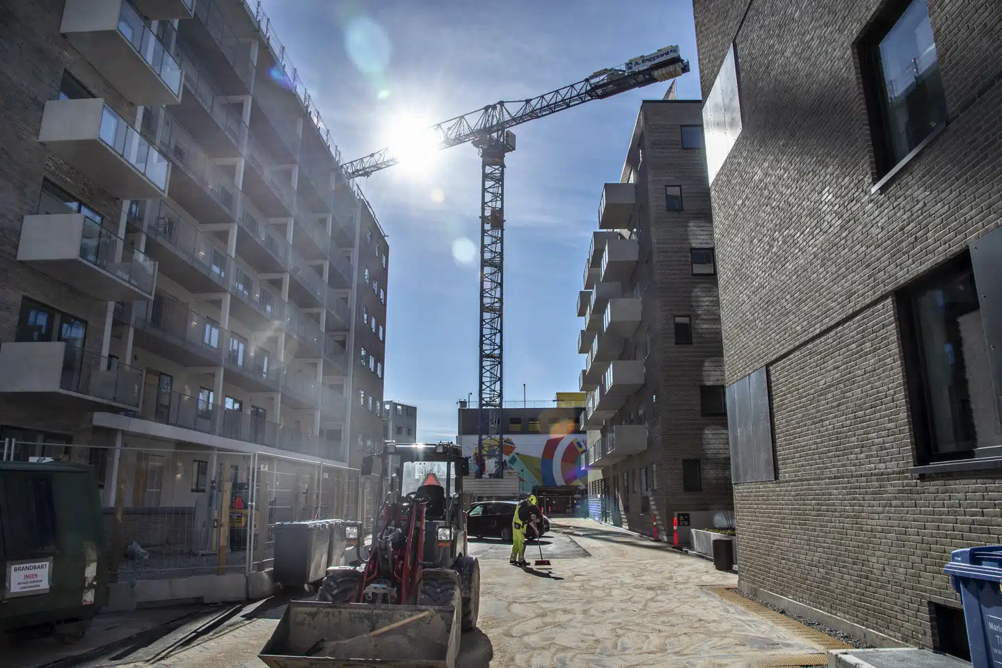 Blandt andet på byggeuddannelserne er der sidste år indgået et stigende antal praktikpladsaftaler. (Arkivfoto) Henning Bagger/Ritzau Scanpix