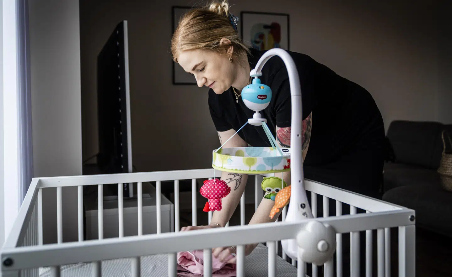 Amalie Hørlykke Dahlberg glæder sig til at blive mor til maj i år. Foto: Rasmus Laurvig/Byrd.