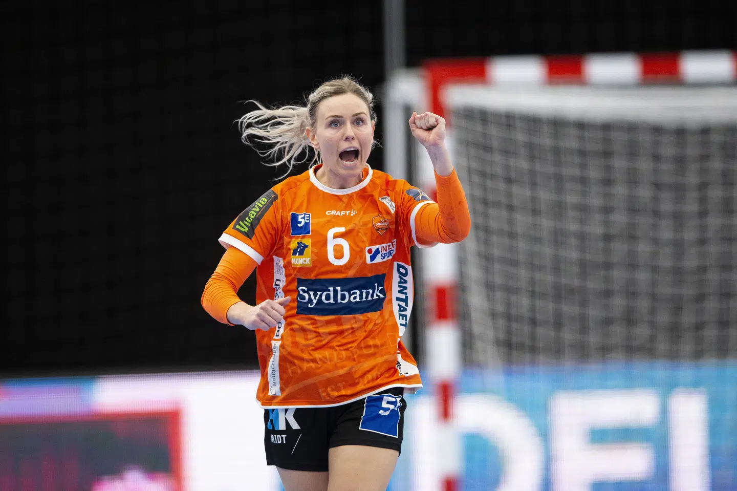 Freja Cohrt bragte undervejs Odense foran med 23-12 i fredagens kamp mod København. (Arkivfoto). Frank Cilius/Ritzau Scanpix